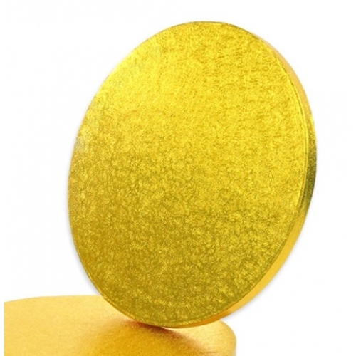 Podkład złoty okrągły pod tort 40 cm